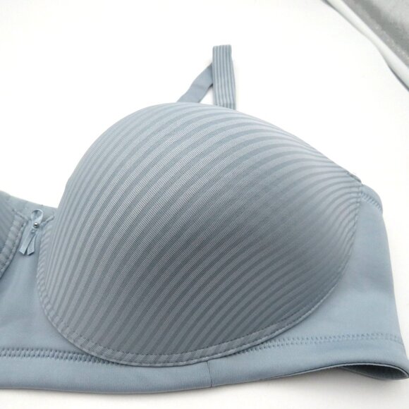 Vanity Fair Bra Size 42C Gray Comfort Support Underwire Adjustable Strap New - Picture 2 of 6